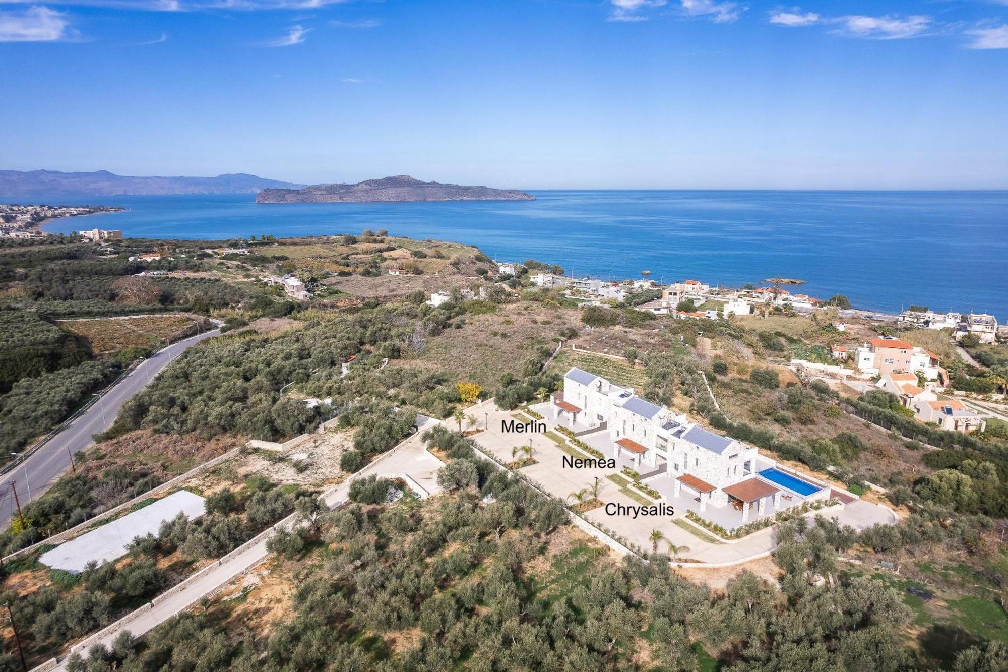 Oinolithos Luxury Villas Kalamaki  Exterior foto