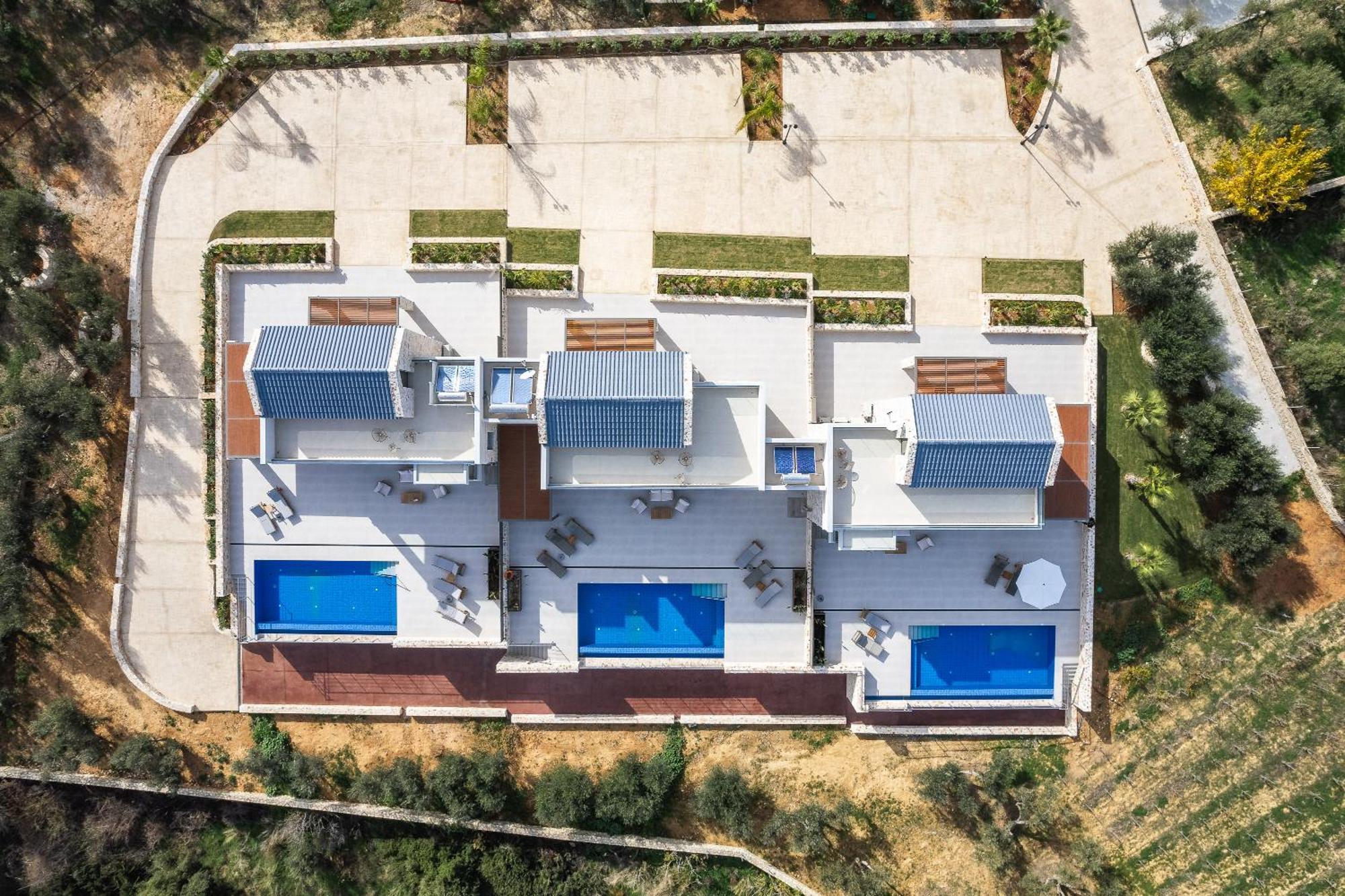 Oinolithos Luxury Villas Kalamaki  Exterior foto